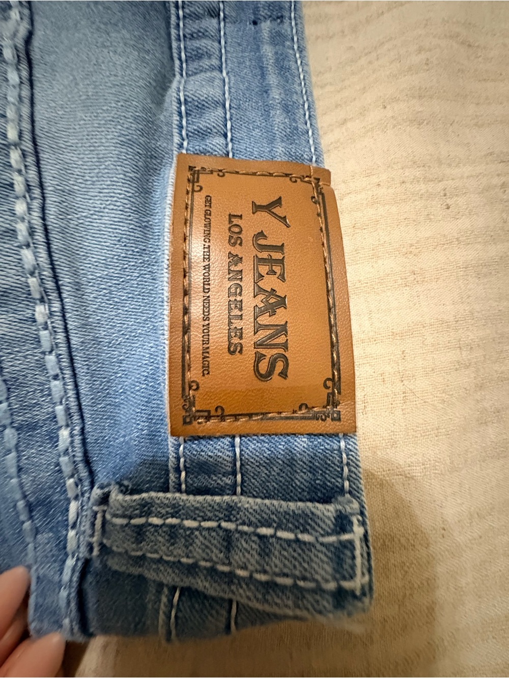 Y Jeans Los Angeles Light Blue Denim Jeans